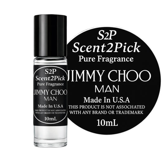 Jimmy Choo Men Inspired Roll-On Fragrance Oil 10ml – Alcohol-Free Long-Lasting Woody Spicy Scent