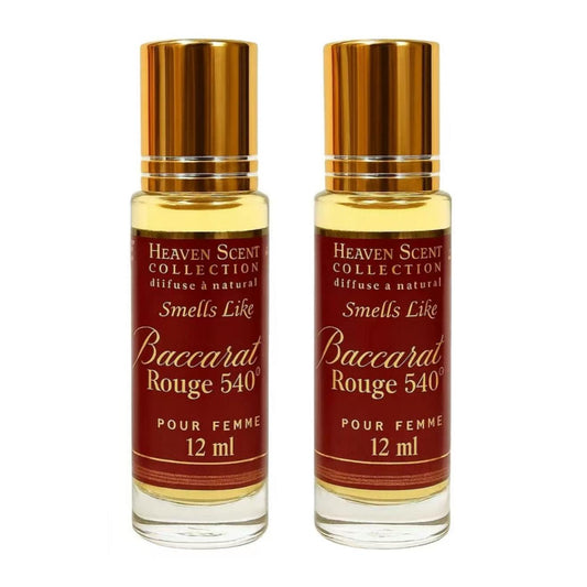 Baccarat Rouge 540 - Oil Perfume Smells Like Rouge Perfume 12ml (2 Pack)