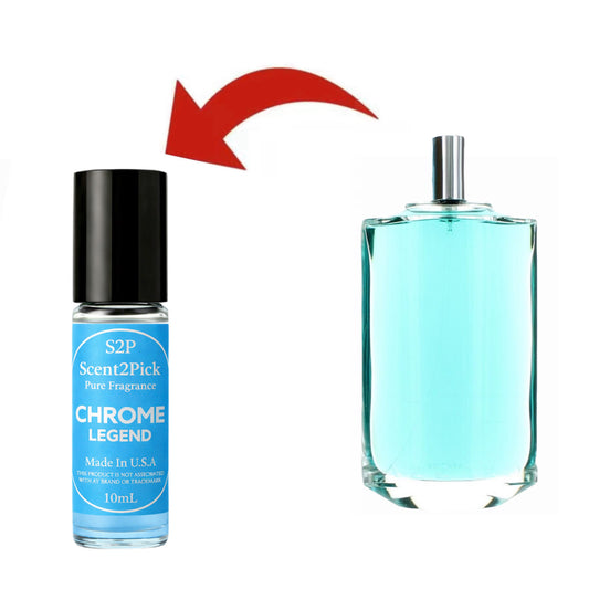 Chrome Legend Inspired Roll-On Fragrance Oil 10ml – Alcohol-Free Long-Lasting Men’s Amber & Musk Scent