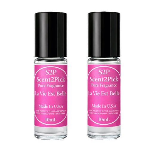 La Vie Est Belle Inspired Roll-On Fragrance Oil 10ml – Alcohol-Free Long-Lasting Sweet Floral Vanilla Scent