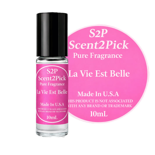 La Vie Est Belle Inspired Roll-On Fragrance Oil 10ml – Alcohol-Free Long-Lasting Sweet Floral Vanilla Scent