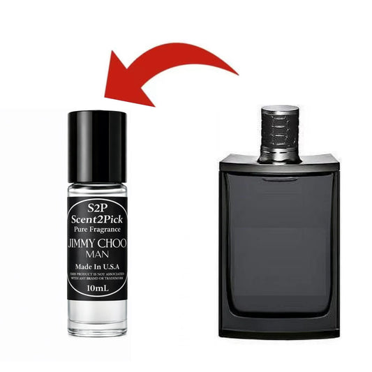 Jimmy Choo Men Inspired Roll-On Fragrance Oil 10ml – Alcohol-Free Long-Lasting Woody Spicy Scent