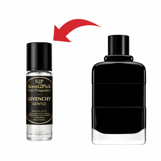 Gvenchy Gentle Inspired Roll-On Fragrance Oil 10ml – Alcohol-Free Long-Lasting Men's Black Pepper, Coriander & Geranium