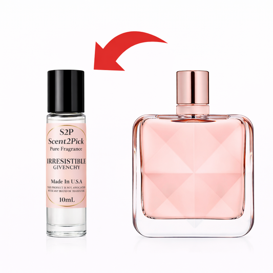 Irresistable Gvenchy Inspired Roll-On Fragrance Oil 10ml – Alcohol-Free Long-Lasting Women's Pear, Rose & Iris