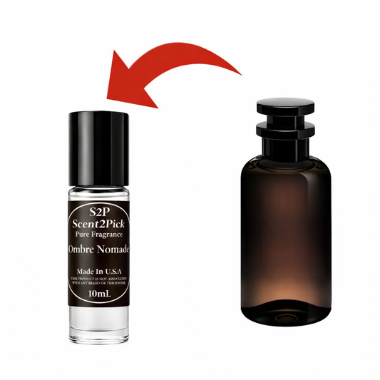 Ombre Nomade Inspired Roll-On Fragrance Oil 10ml – Alcohol-Free Long-Lasting Unisex Raspberry, Rose & Amber