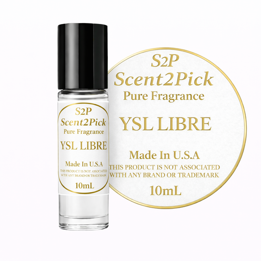 YSL Libre Inspired Roll-On Fragrance Oil 10ml – Alcohol-Free Long-Lasting Women's Lavender, Mandarin Orange & Petitgrain