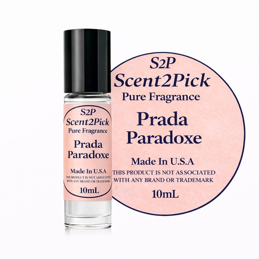 Prada Paradoxe Inspired Roll-On Fragrance Oil 10ml – Alcohol-Free Long-Lasting Women's Bergamot, Pear & Tangerine